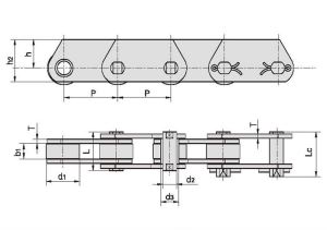 Conveyor chain (FVT series)